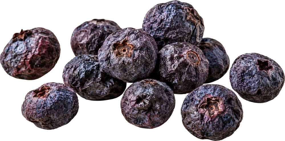 Whole freeze-dried blueberries