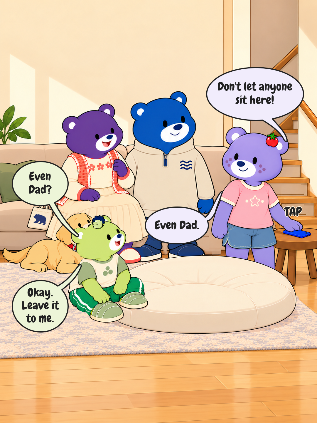 Save My Spot, panel 2 of 8