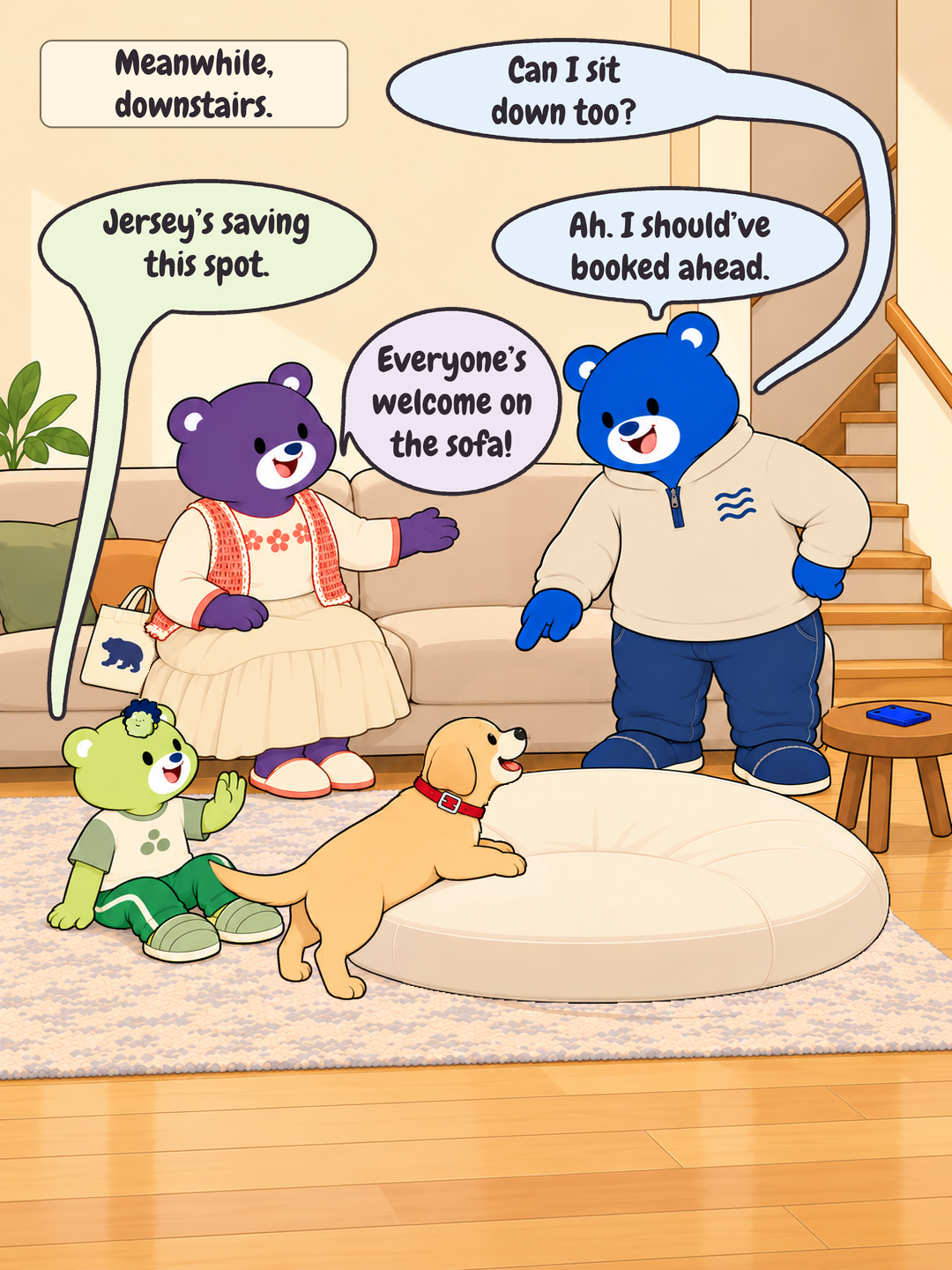 Save My Spot, panel 4 of 8
