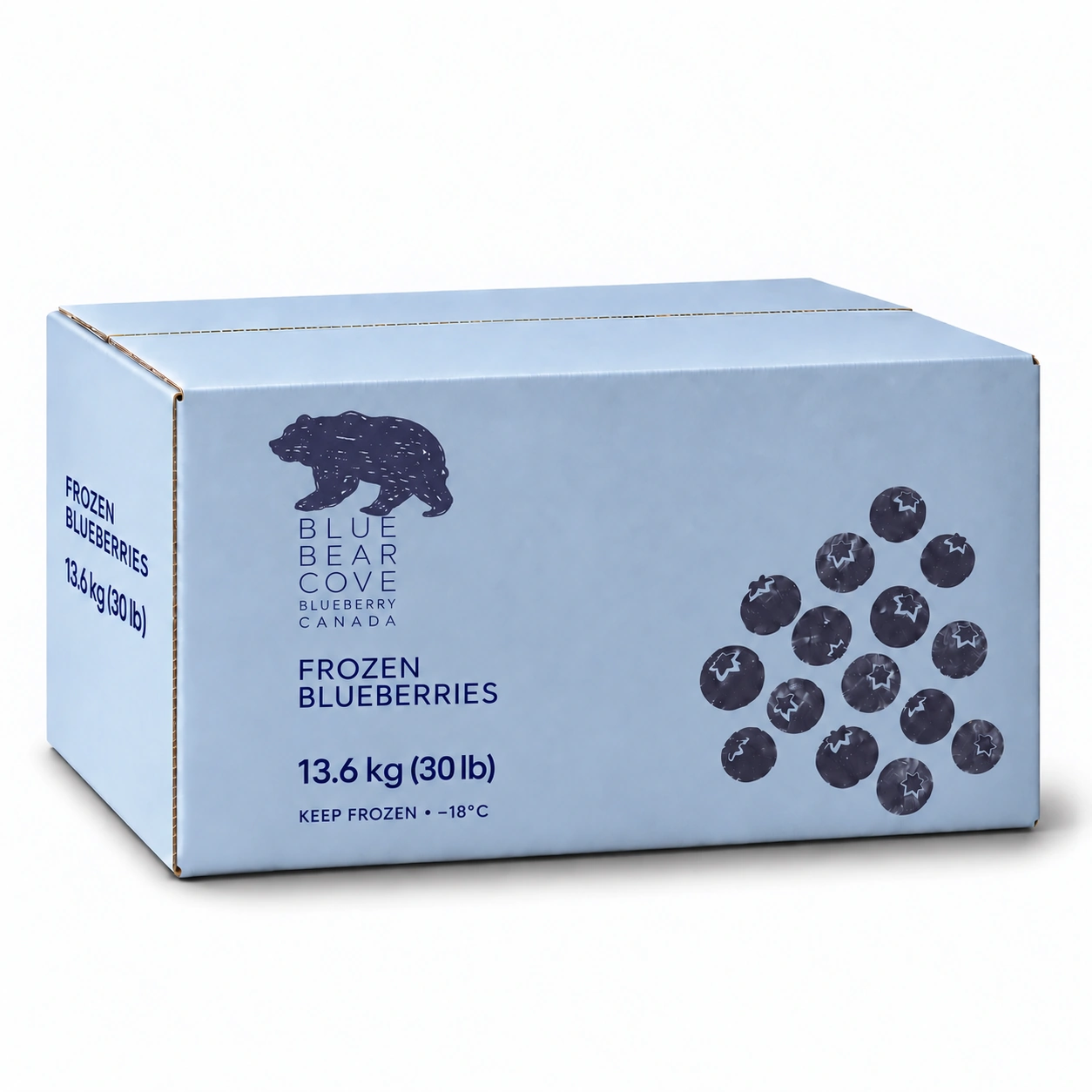Frozen Blueberries — Bulk product photograph